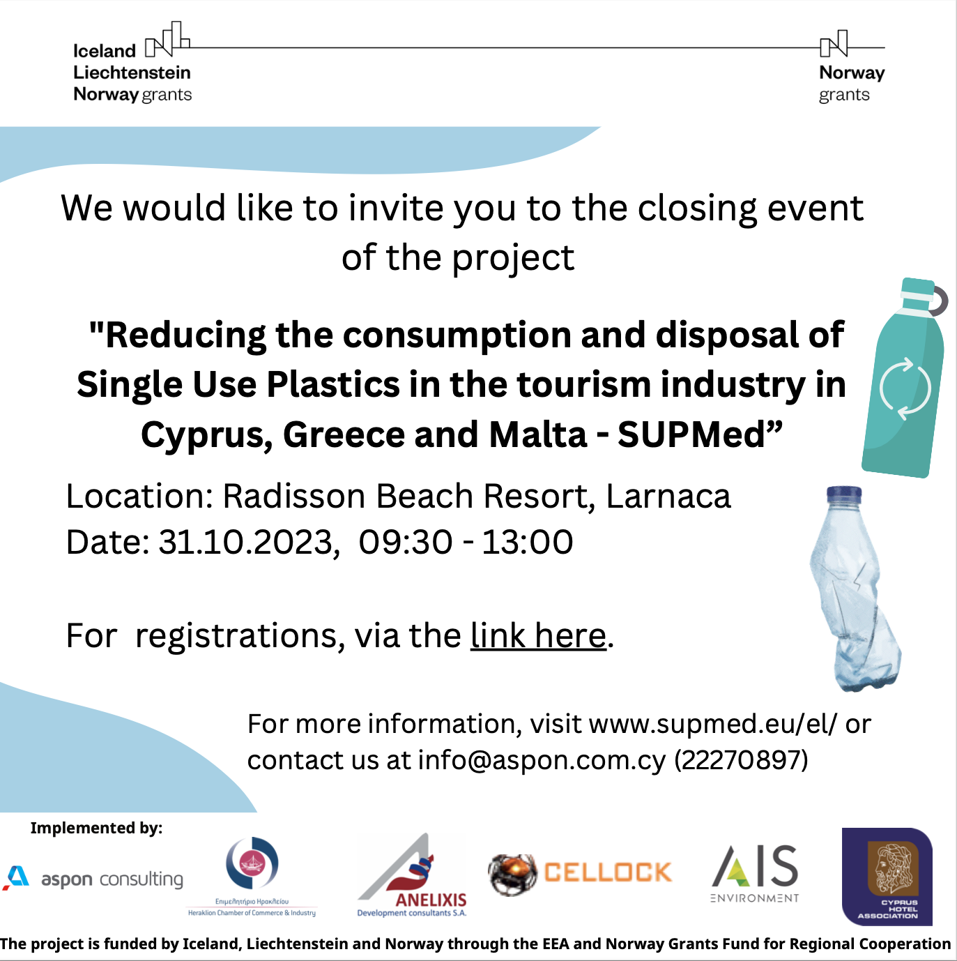 The closing event of the project is happening! 31st of October 2023 in Cyprus